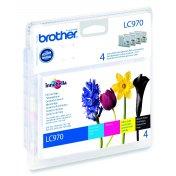 BROTHER LC-970 sada inkoustů - black, magenta, yellow, cyan