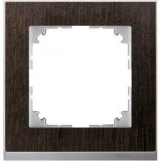 Merten Rámeček jednonásobný M-Pure Decor, Wenge/Aluminium SCHNEIDER MTN4010-3671
