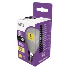 LED žárovka Filament Mini Globe /E14/3,4W(40W)/470lm/teplá bílá EMOS ZF7220