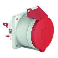Zásuvka vestavná 32A 5p 400V IP44 6h Quick-Connect BALS 132002