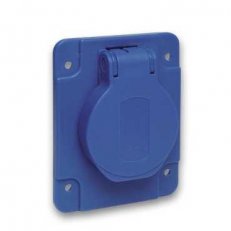Schneider PKS62B Zásuvka schuko 65 x 85 16A 2P+PE 250V IP54 modrá