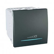 Unica Stmívač tlačítkový 20-350W, Grafit SCHNEIDER MGU3.515.12