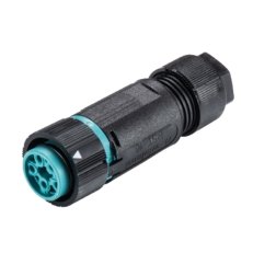 zásuvka na kabel RST mini, 5-pól, modrá/černá WIELAND 46.051.4553.6