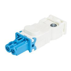 zásuvka na kabel 2-pól, GST15i2, samice, šroubové svorky, světle modrá