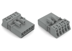 Zástrčka 5pól. Kód. B šedá WAGO 890-255/062-000