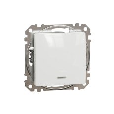 Sedna D/E Přepínač střídavý 6 16AX orientační kontrolka bílá SCHNEIDER