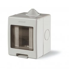 SCAME 136.5121 UNIBOX prázdný box montáž na omítku IP55 - 1 modul