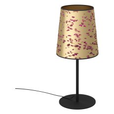 Stolní svítidlo CASTUERA černá/zlatá lístky růže 1X25W EGLO 390294