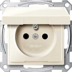 Merten Zásuvka 2P+E 250V/16A IP20 System M White Cream SCHNEIDER MTN2510-0344
