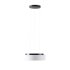 Závěsné LED svítidlo se skleněným stínidlem OSMONT ERIS LE3 34W IP40 3K černá