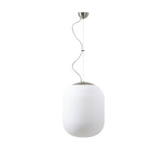 Závěsné LED svítidlo se skleněným stínidlem TANIA L1 27W IP40 DALI 3K nerez