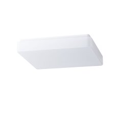 Přisazené LED svítidlo s plastovým stínidlem TILIA 2 34W IP54 4K PIR bílá