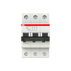ABB S203MT-D1, třífázový jistič,  1A, D, 10kA, určeno pro drážní aplikace