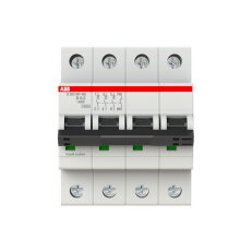 ABB S203MT-D0,5NA 3 fázový jistič (3+N) 0,5A D 10kA určeno pro drážní aplikace