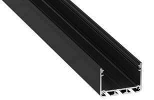 Hliníkový profil AL-PROFIL ILEDO BLACK 2M (10-0115-20) GREENLUX GXLP2033