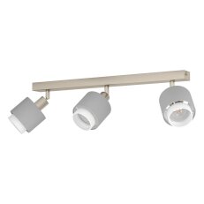 Bodové svítidlo BELLIZZI nikl-mat/šedá/bílá 3X7,5W IP20 EGLO 901047