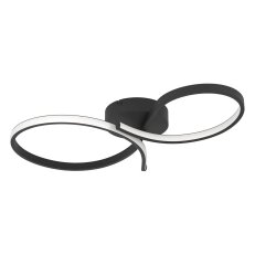 Stropní svítidlo SERPINS LED černá/bílá 21W IP20 EGLO 901266