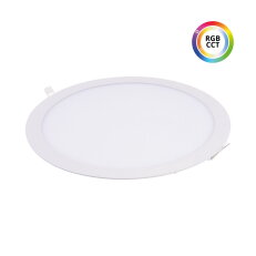 24KW27 LED panel RGBCCT 27W 24V kulatý bílý T-LED 102332