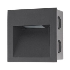 XGHOST IP20 WALL REC. FITTING 2W 100-240