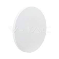12W LED Dome Light Round White Frame 4000K V-TAC SKU6786