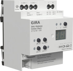 Brána DALI Colour 2n. REG KNX Secure GIRA 211200