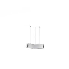 LED Svítidlo Serpent L, dolů, mléčný, 4000K, 11W, stříbrná ALUMIA FPSE102-0140DB