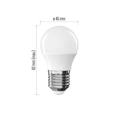 LED žárovka Basic Mini Globe E27 5,5 W (40 W) 470 lm neutrální bílá EMOS ZL6F23