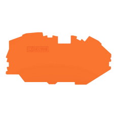 Koncová bočnice a separátor, Tloušťka 1 mm, Oranžová WAGO 2216-7692