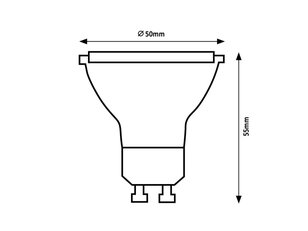 Světelný zdroj SMD LED, GU10, 5W, 905lm, 3000K RABALUX 79079