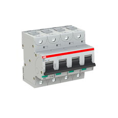 S804S-D10 jistič 4P char. D 10A s klecovou svorkou 50kA ABB 2CCS864001R0101