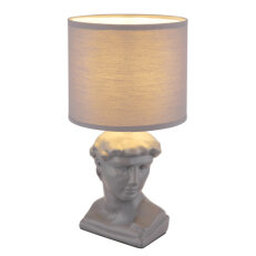 Stolní lampa HERMES stříbro 1x40W E14  GLOBO 21732G