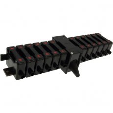 Základ pojistkovového spodku Eaton RSFB6312 12 vstupů, 660V AC, 63A, černá