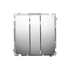 Trojité tlačítko 10AX, 250V~, Satén BMP31.01/29
