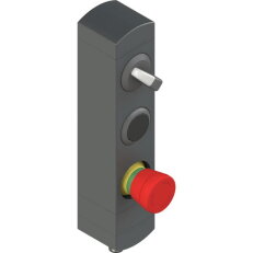 Ovládací jednotka BN 3 prvky (konfigurace A32) 1NO, Konektor M12,12 pólů, IP65