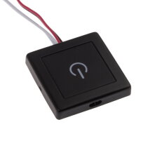 Skříňový spínač IRD1 12-24V černý T-LED 067141