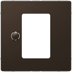 Centrální deska, Merten System D, pro termostaty, mocca, plast MEG5775-6052