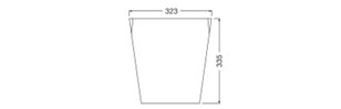 URBAN CLASSIC GLASS VLA P SET GLASS FROSTED LEDVANCE 4099854618642