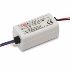 Napájecí zdroj pro LED 8W 24V 340mA MEAN WELL APV-8-24
