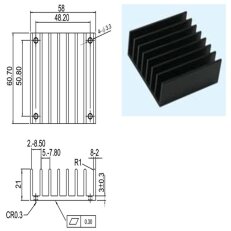 Chladič 21mm pro MHB100, MHB150, MHB75