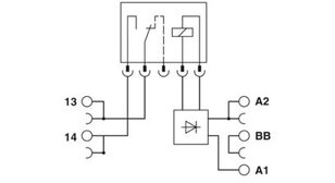 Reléový modul PLC-RSC- 24DC/ 1/SEN PHOENIX CONTACT 2966223