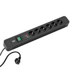 Bachman 350.002 PRIMO 2 6xCEE7 / 3, 1xÜSS 1xswitch 2,0m