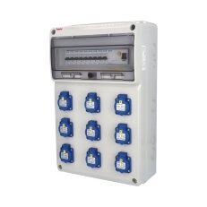 Zásuvková skříň ZSF90000000.1/3952 IP54 jištěná s chráničem 40/4/003 v760-6kA