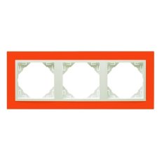 3-rámeček oranžová, mezirámeček ledová 90930 TJG oranžová/ledová ELKO EP