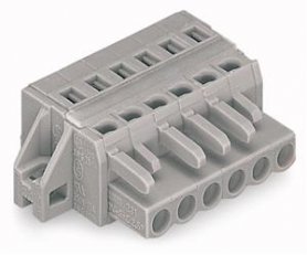 Pružinová svorka CAGE CLAMP 2,5mm2 šedá 7pól. WAGO 231-107/027-000