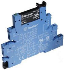 Vazební člen, 1Z/2A/240V AC, 24V DC, LED, SSR FINDER 38.81.7.024.8240