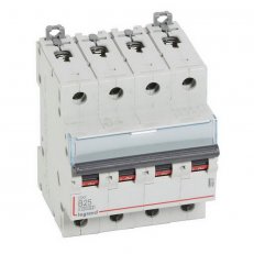 DX3 JISTIČ, 4 PÓLOVÝ, CHAR. B,25A 10000A/16KA LEGRAND 409067