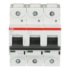 S803S-B10 jistič 3P char. B 10A s klecovou svorkou Icu 50kA ABB 2CCS863001R0105
