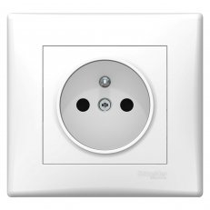 Sedna Zásuvka komplentí 2P+PE s rámečkem, balení 5ks, Polar SCHNEIDER SDN2809121