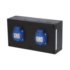 Krabice gumová IP44 RubberBOX 2x zás. 230V/16A/3p FAMATEL rb3064