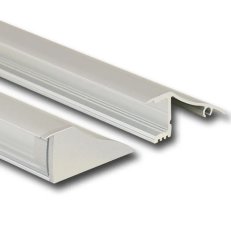 Nástěnný hliníkový profil NT 18x41 mm čirý difuzoru 2m MCLED ML-761.064.02.2
